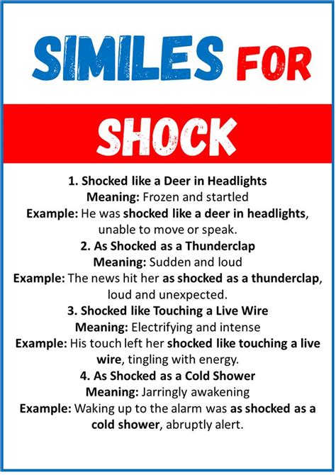 shock antonyms|similes for shock.